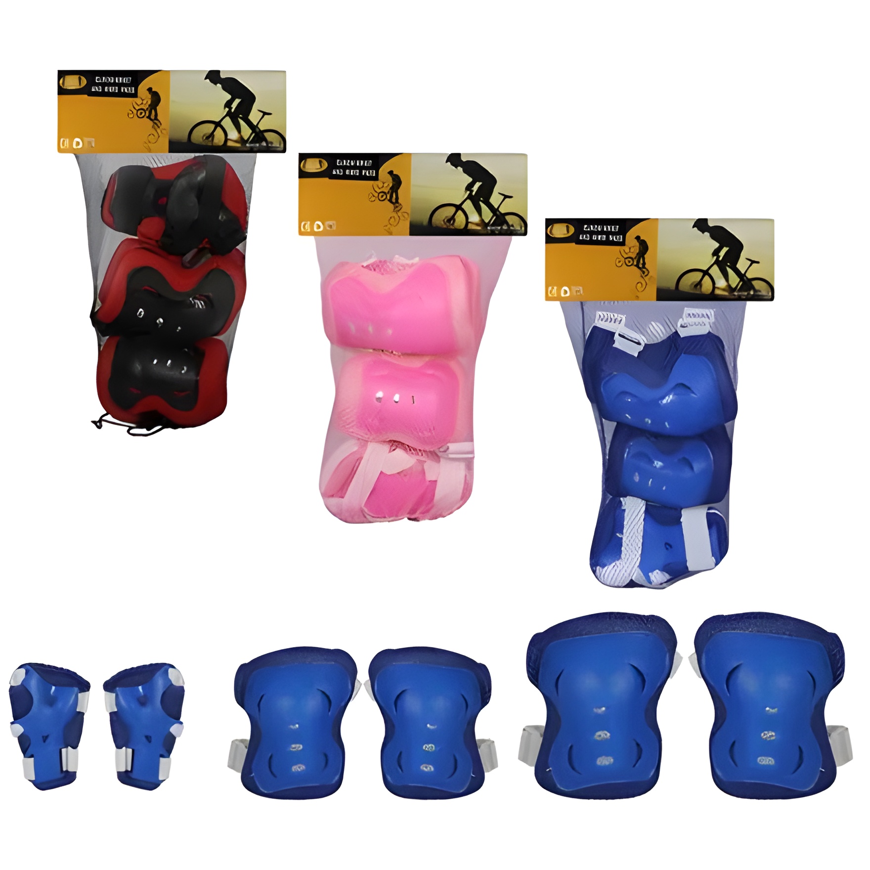 Ride On Knee Pad, Hand & Elbow Set