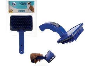 Pet Dog/Cat Brush 20Cm Self-Cleaning