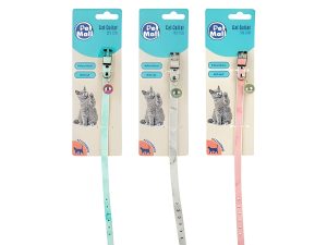 Pet Cat Collar With Ball 28X1Cm Asstd