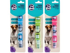 Pet Dog Collar Tartan 25-40Cm Small