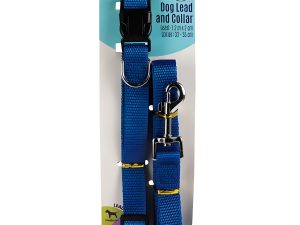 Pet Dog-Collar + Lead Set
