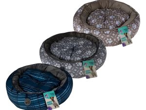 Pet Bed Round With Reverse Cushion 50Cm