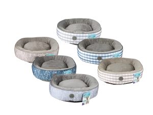 Pet Bed Round 50Cm Assorted Designs