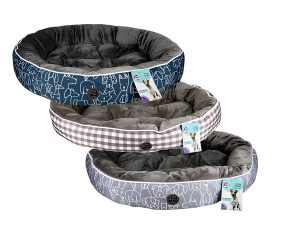 Pet Bed Round 70Cm Assorted Designs