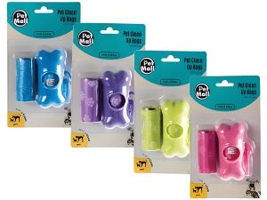 Pet Dog Clean-Up Bags+Holder 2X20'S