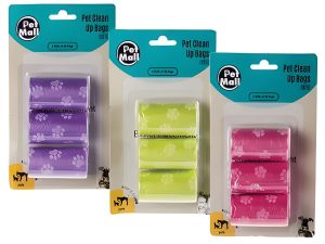 Pet Dog Clean-Up Bags Refill 3X20'S