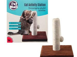 Pet Cat Toy Activity Station 25Cm