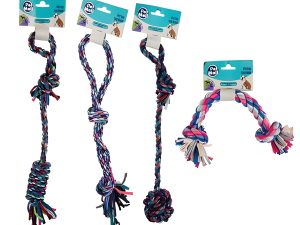 Pet Dog Toy Tug-Rope Asstd