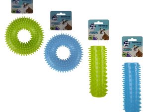 Pet Dog Toy Ring/Stick Tpr Spiked