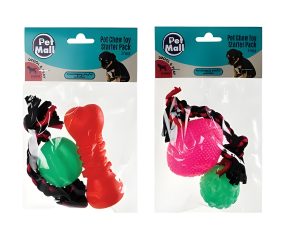 Pet Toy Puppy Starter Pack 3Pce