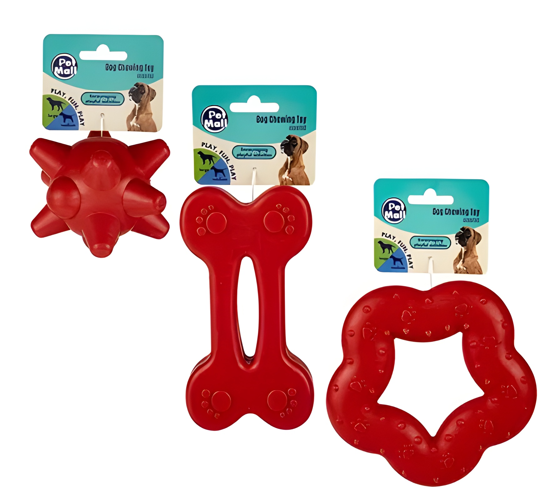 Pet Dog Toy Hard Wearing Assorted