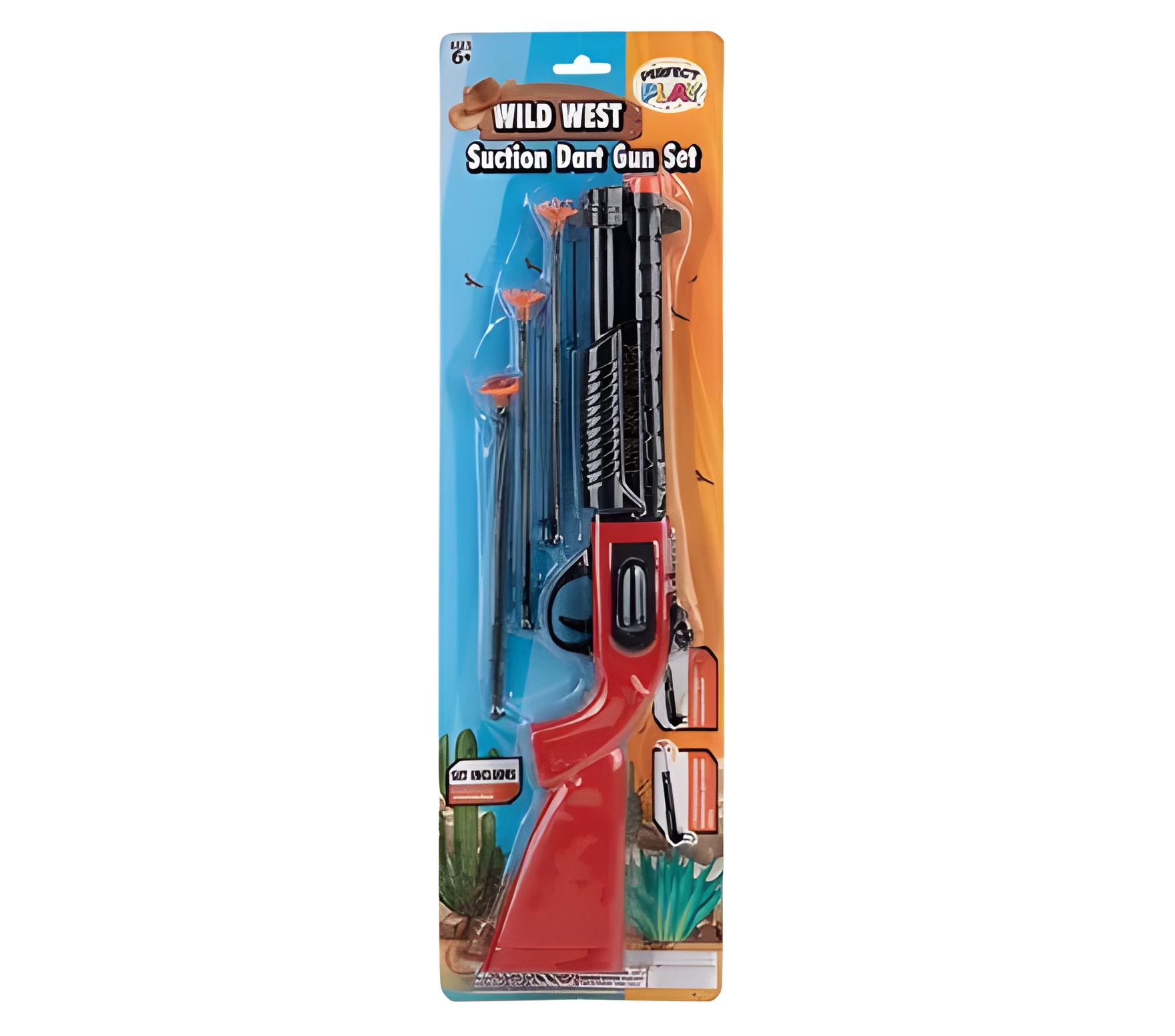 Gun Rifle Suction Dart Set 4Pc 53X15Cm