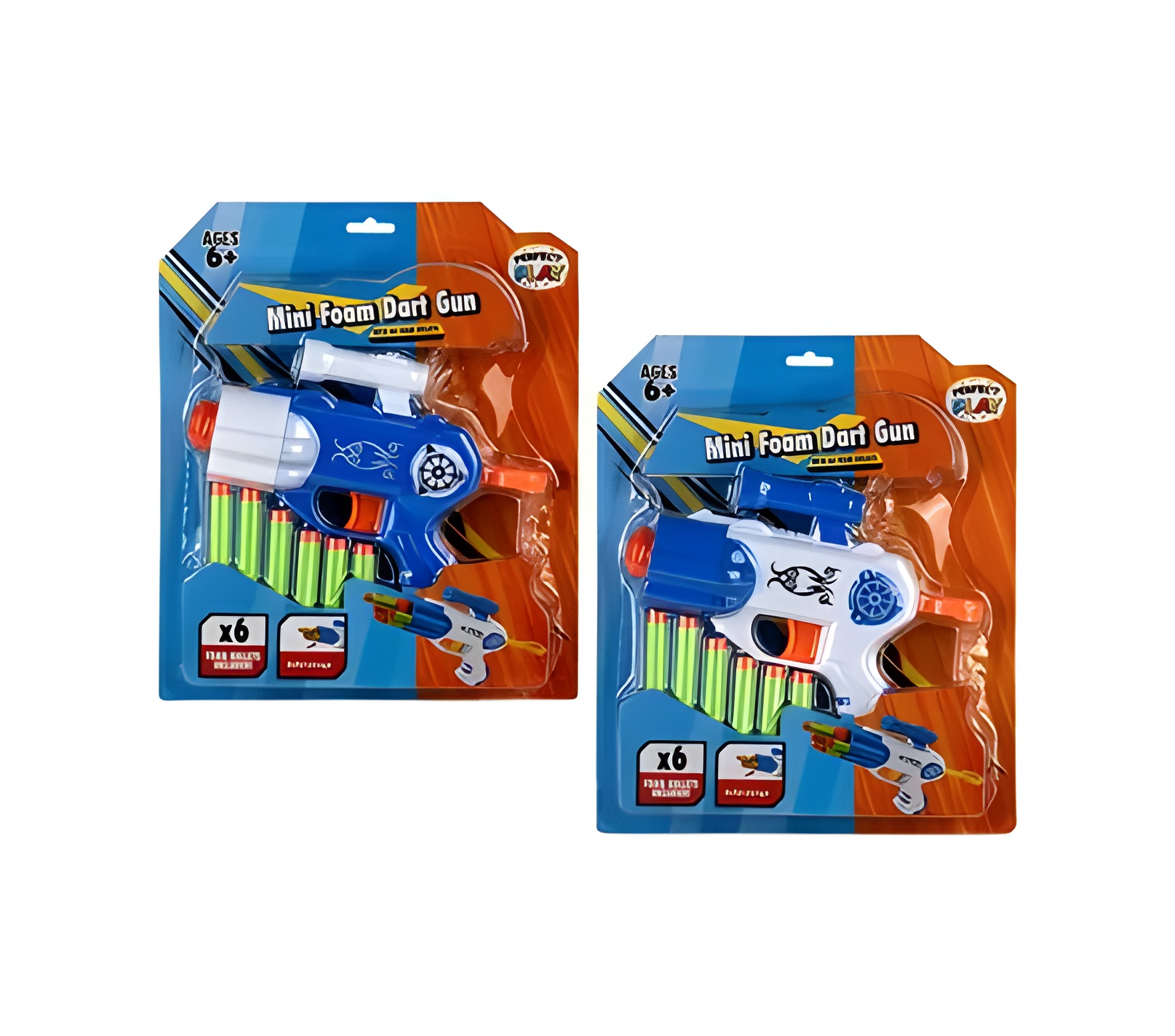 Gun Foam Dart, 7Pc Asstd 21Cm