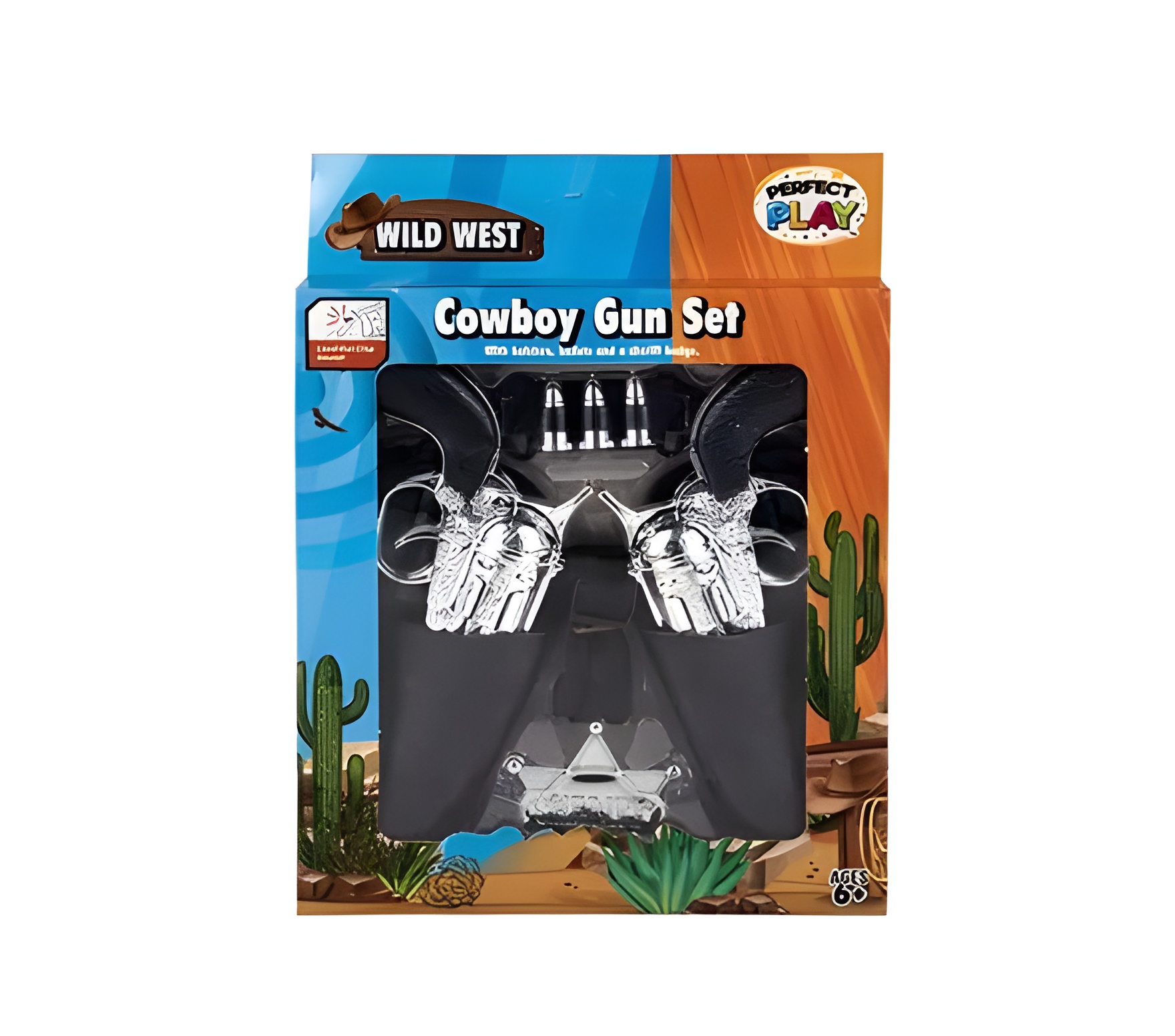 Guns Hand 7Pc Wild-West Playset W/Holste