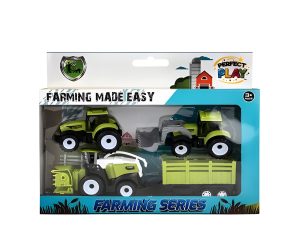 Vehicle Farm Tractor 4Pc 28Cm