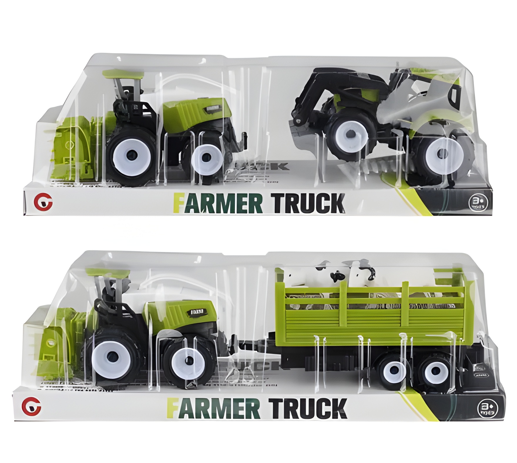 Vehicle Farm Friction Tractor 34Cm