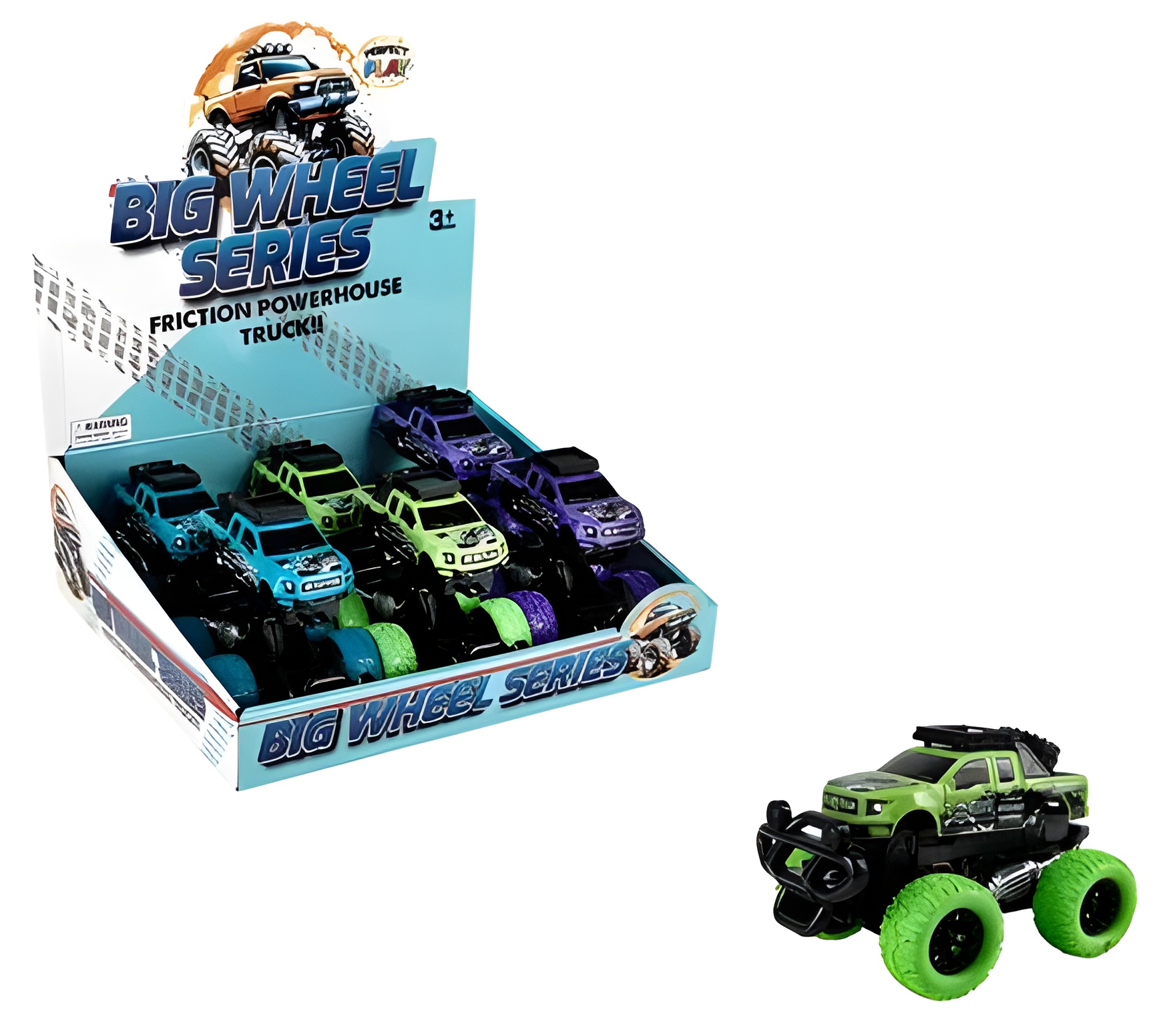 Vehicle Jeep Monster Stunt 15Cm