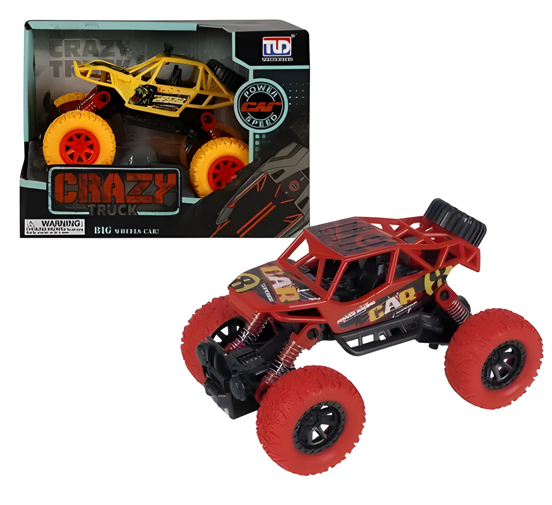Vehicle Jeep Monster Friction P/B 16Cm