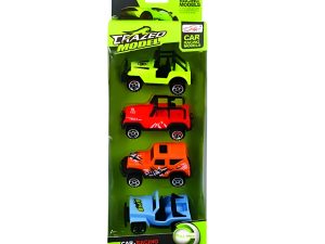 Vehicle Jeep Bright 4Pc 27X19Cm Each