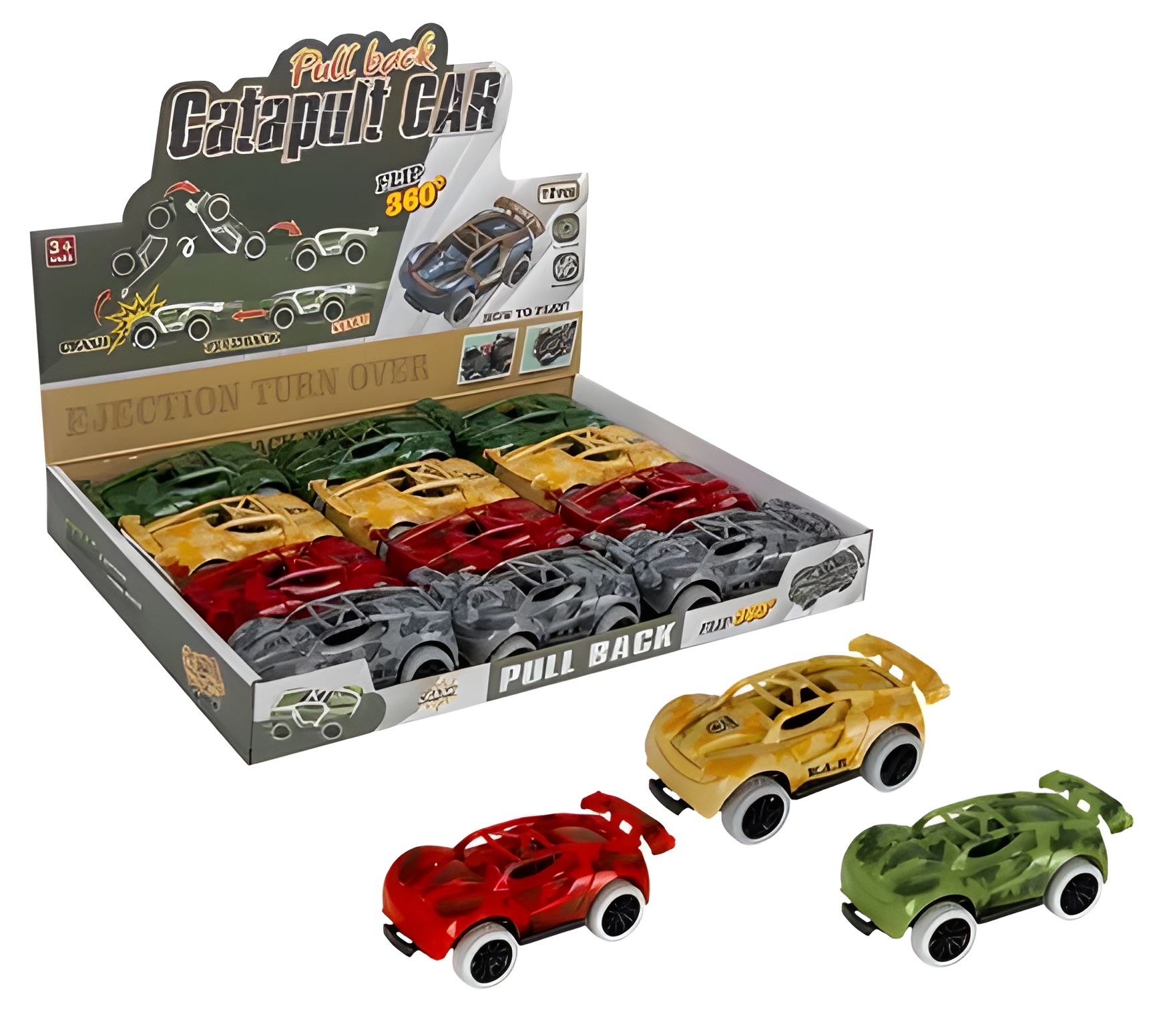 Vehicle Racer Stunt P/B 9Cm