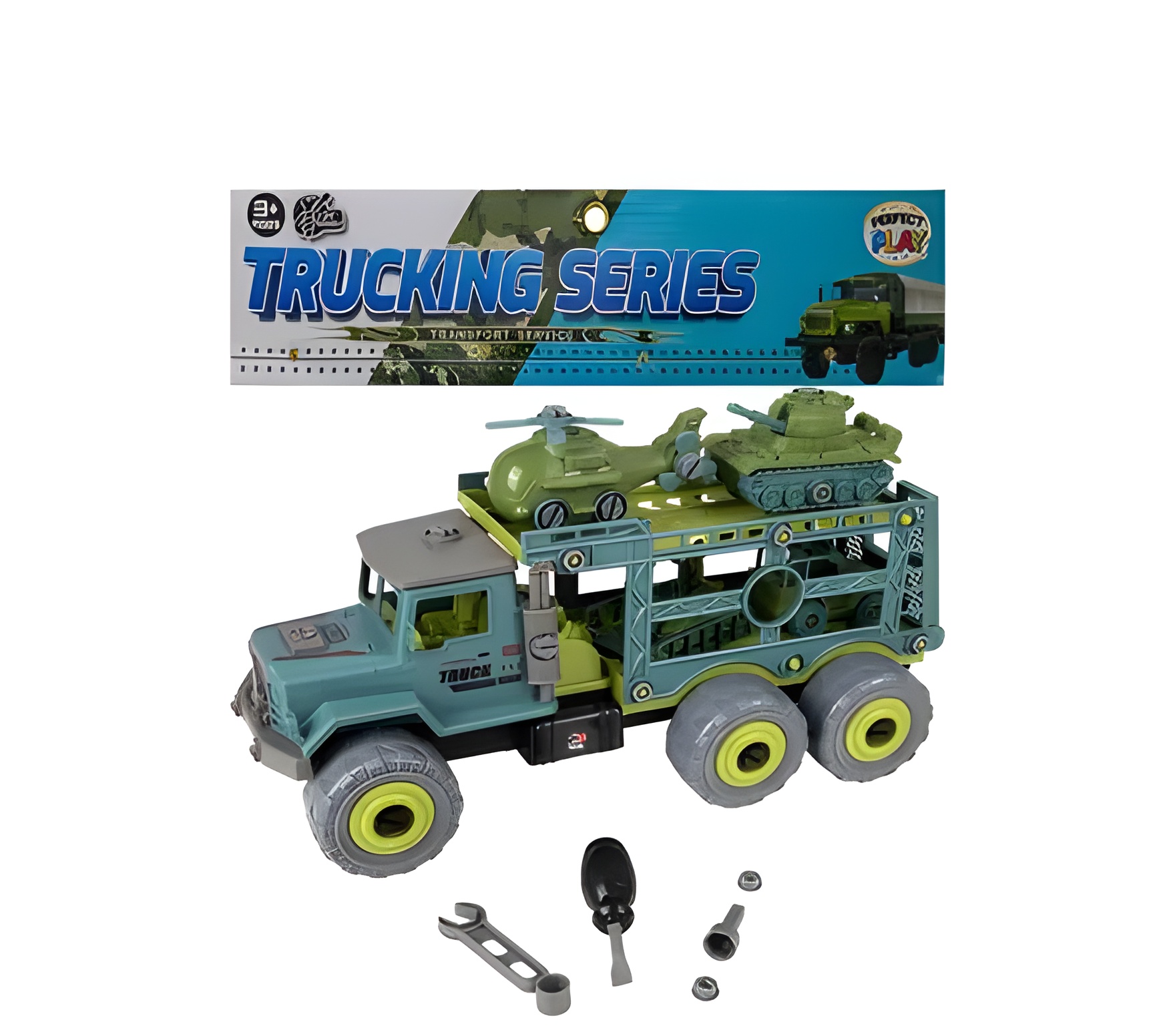 Vehicle Tools Diy Truck W/Heli 41Cm