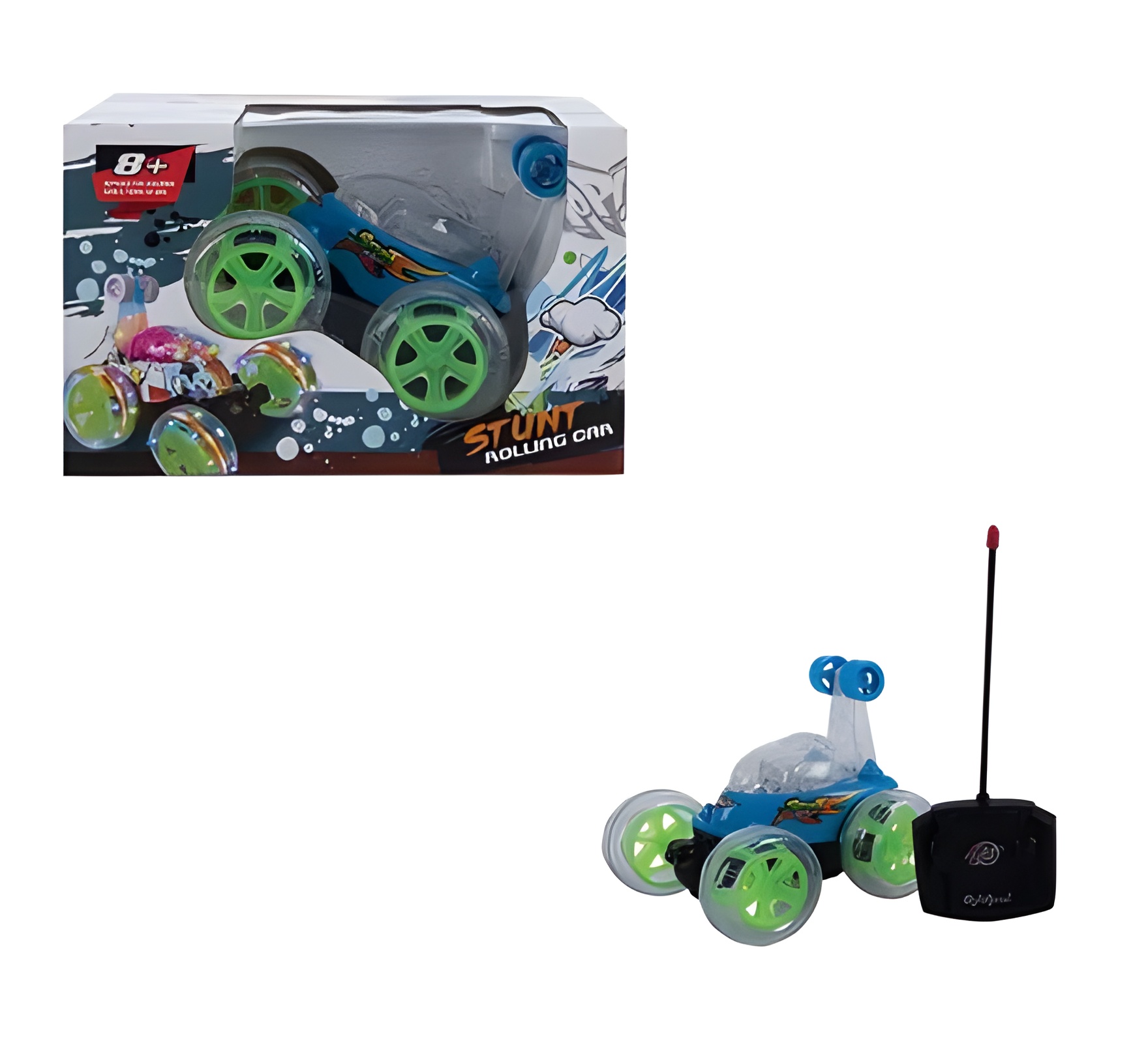 Battery Operated Rc Stunt Car Graff 17Cm