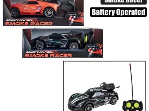 Battery Operated Rc Car W/Spray, 18Cm