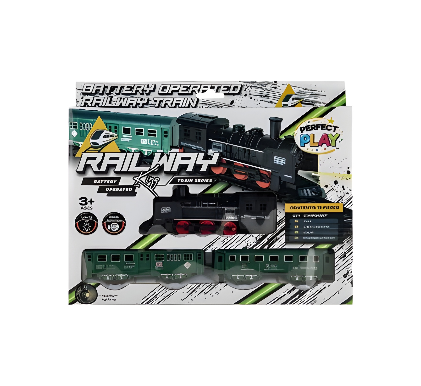 Battery Operated Train Set 13Pc 29Cm