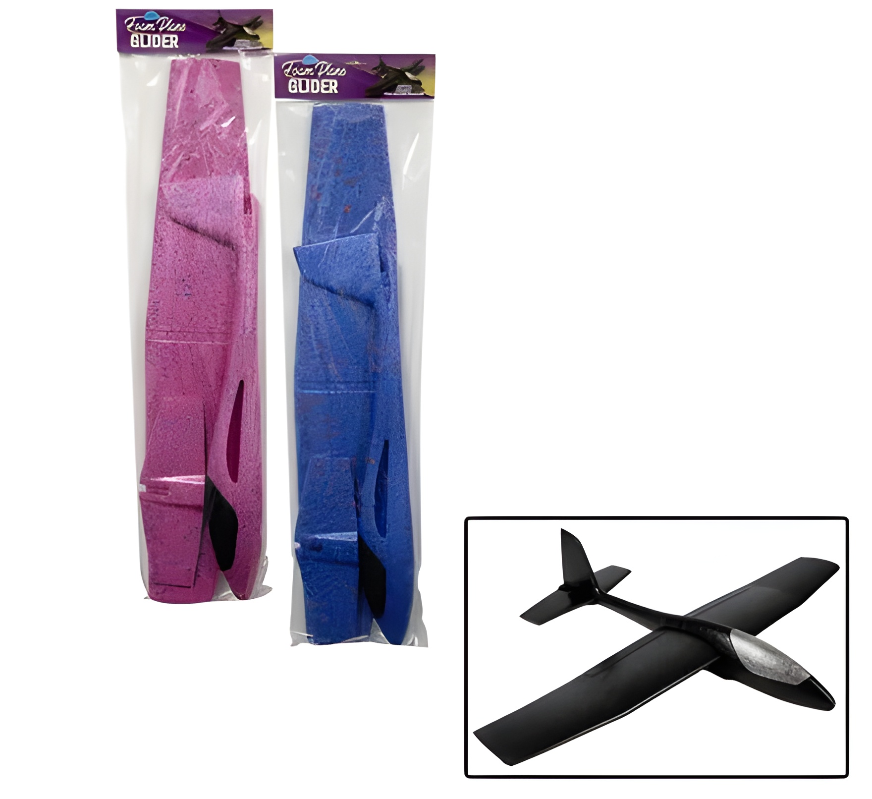 Boys Playset Glider Jumbo Plane 65Cm