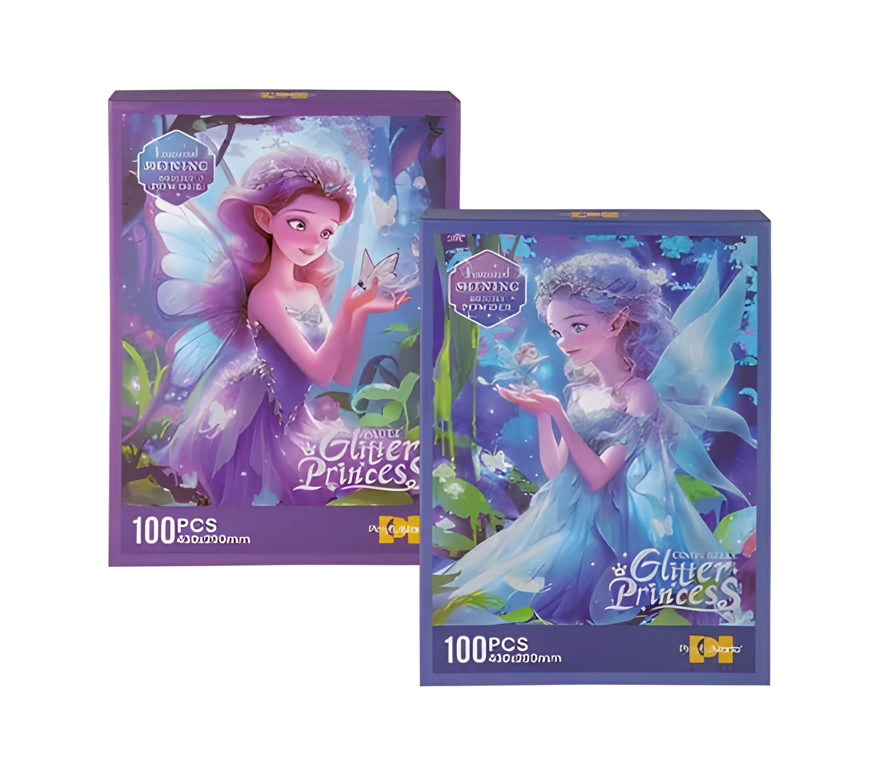 Puzzle Powder Glitter Princess 100Pc