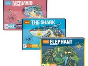 Jigsaw Puzzle Animal Shaped 128Pc