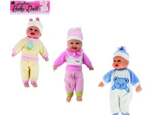Doll Baby Asstd W/Sound 38Cm