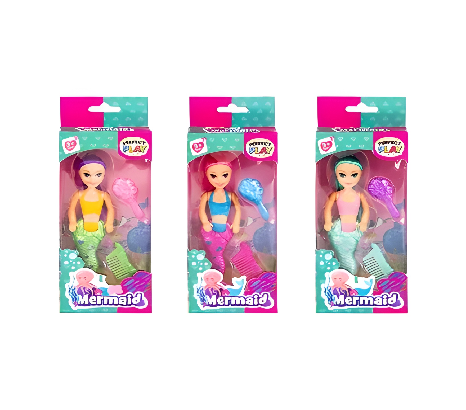 Doll Mini Mermaid Asstd