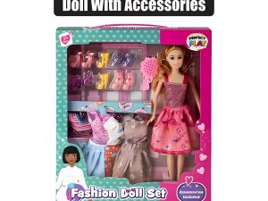 Fashion Doll With Dress Accessories