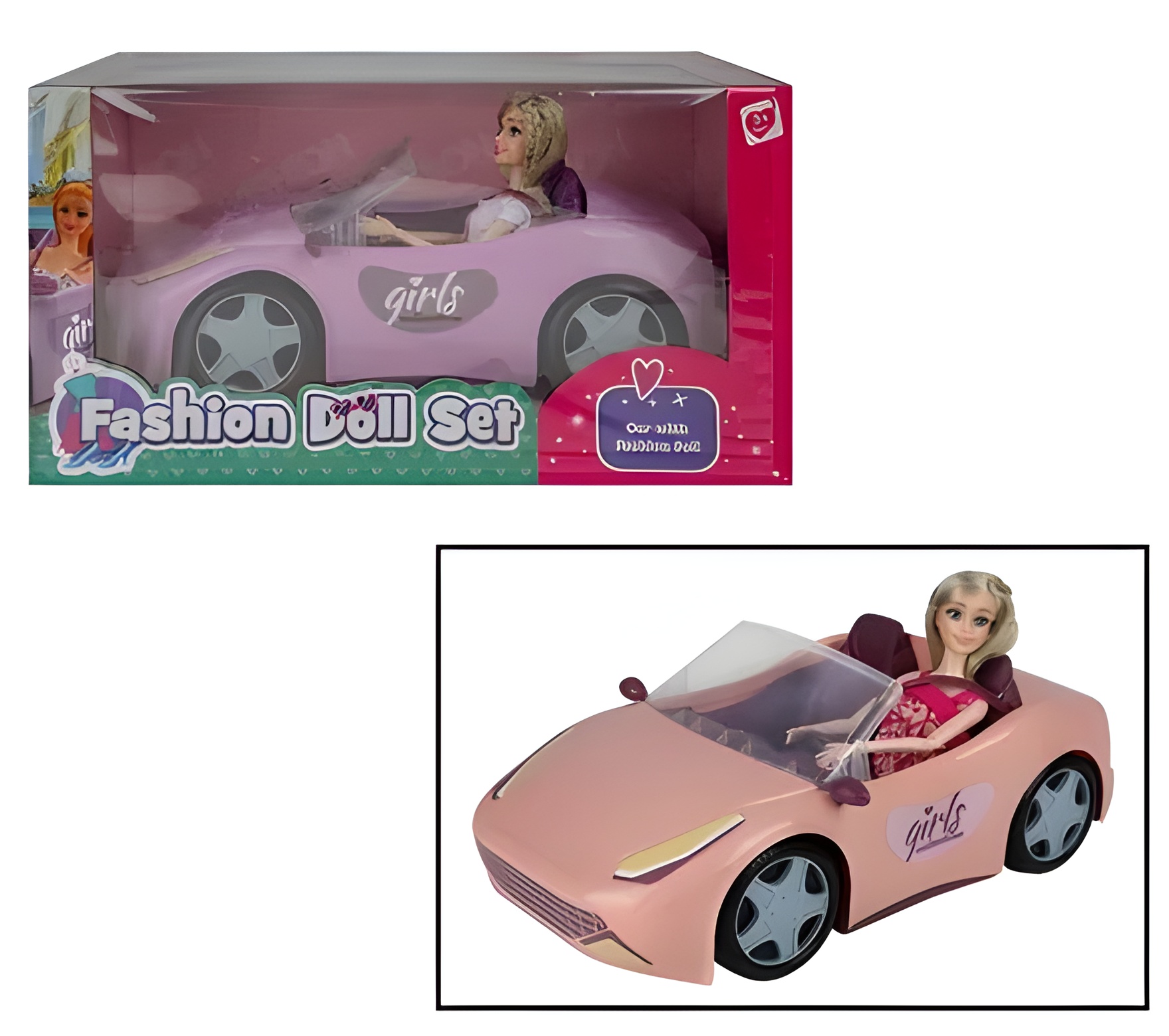 Fashion Doll With Car
