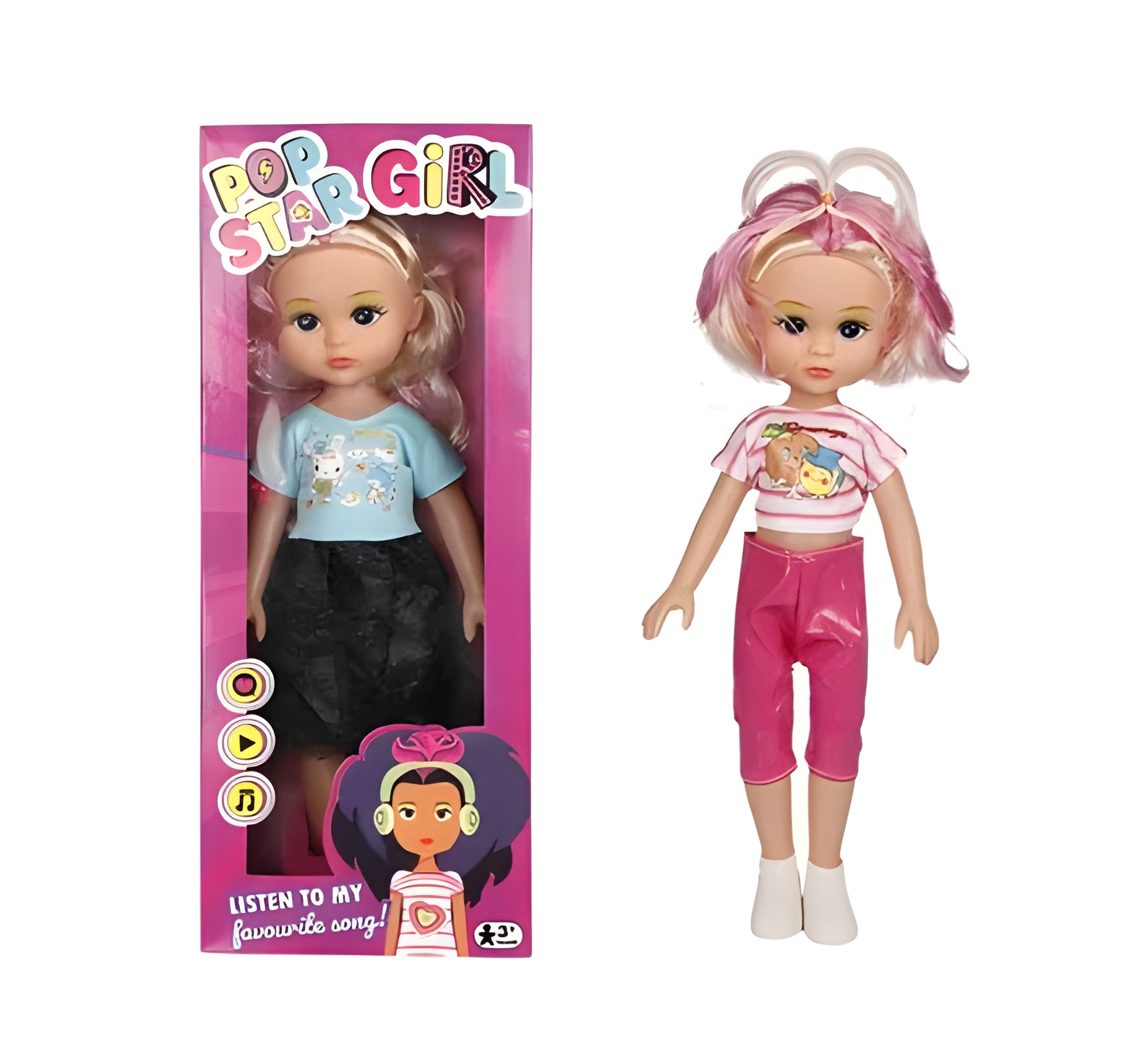 Doll Toddler With Sound 36Cm
