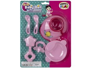 Baby Doll Accessory Feeding 6Pc Set