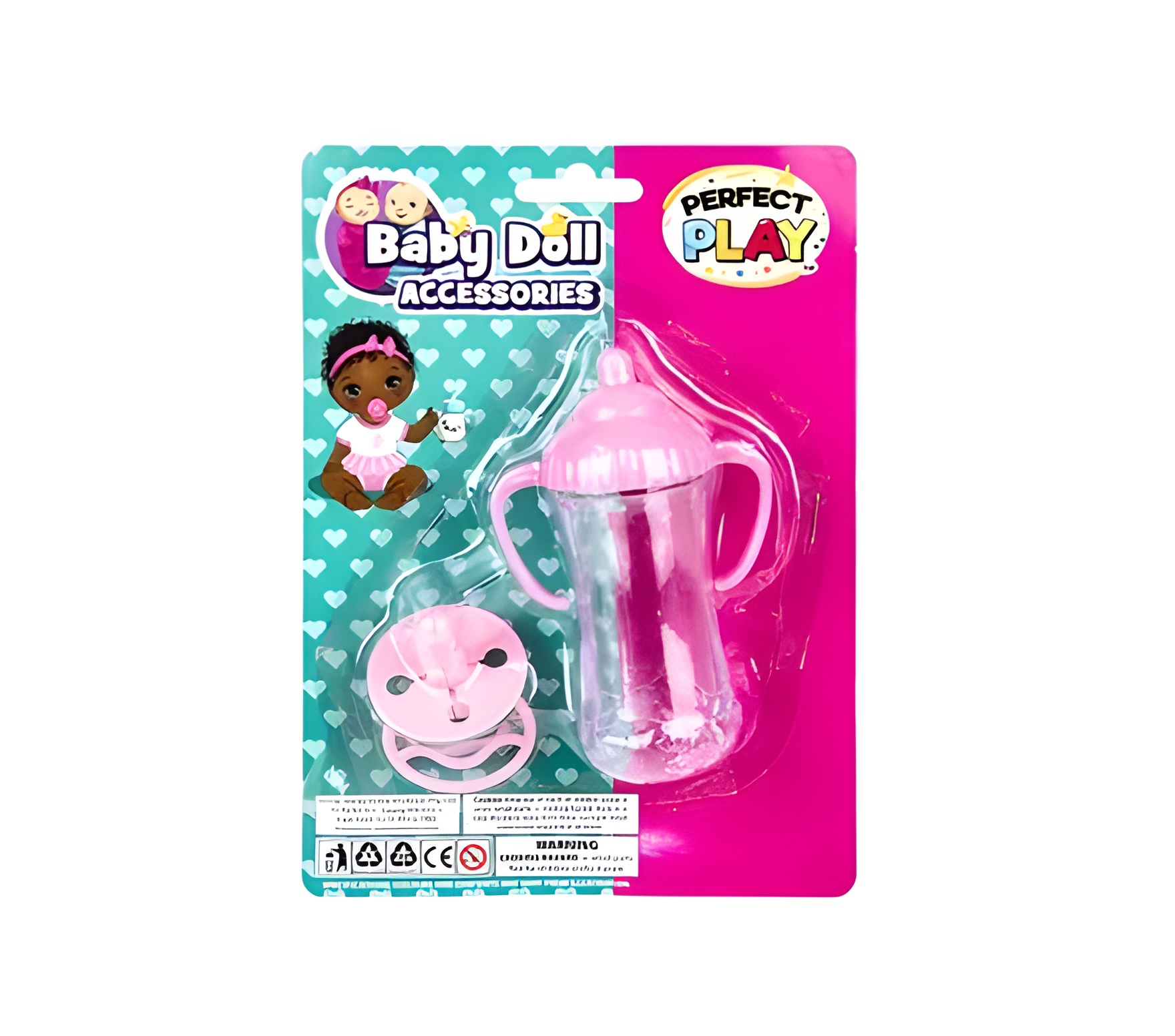 Baby Doll Accessory Pacifier And Bottle