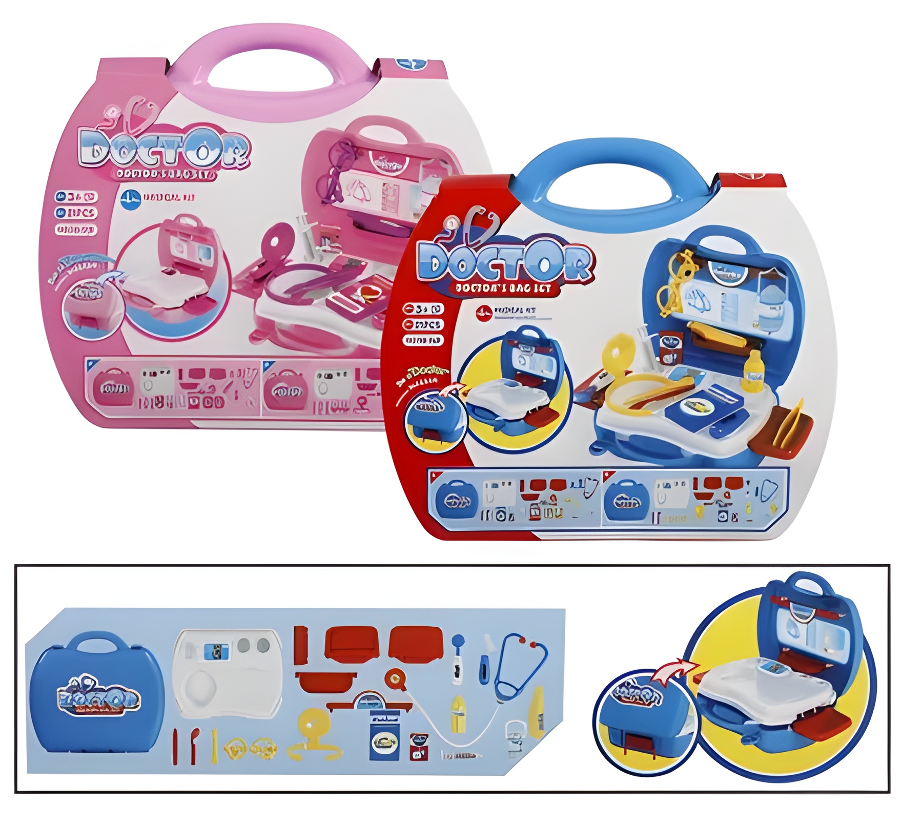Play-Set Doctor Set Storage Box 23X20Cm