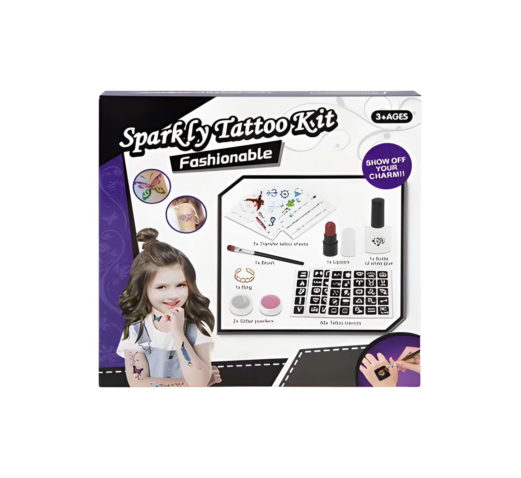 Playset Beauty Sparkly Tattoo Kit