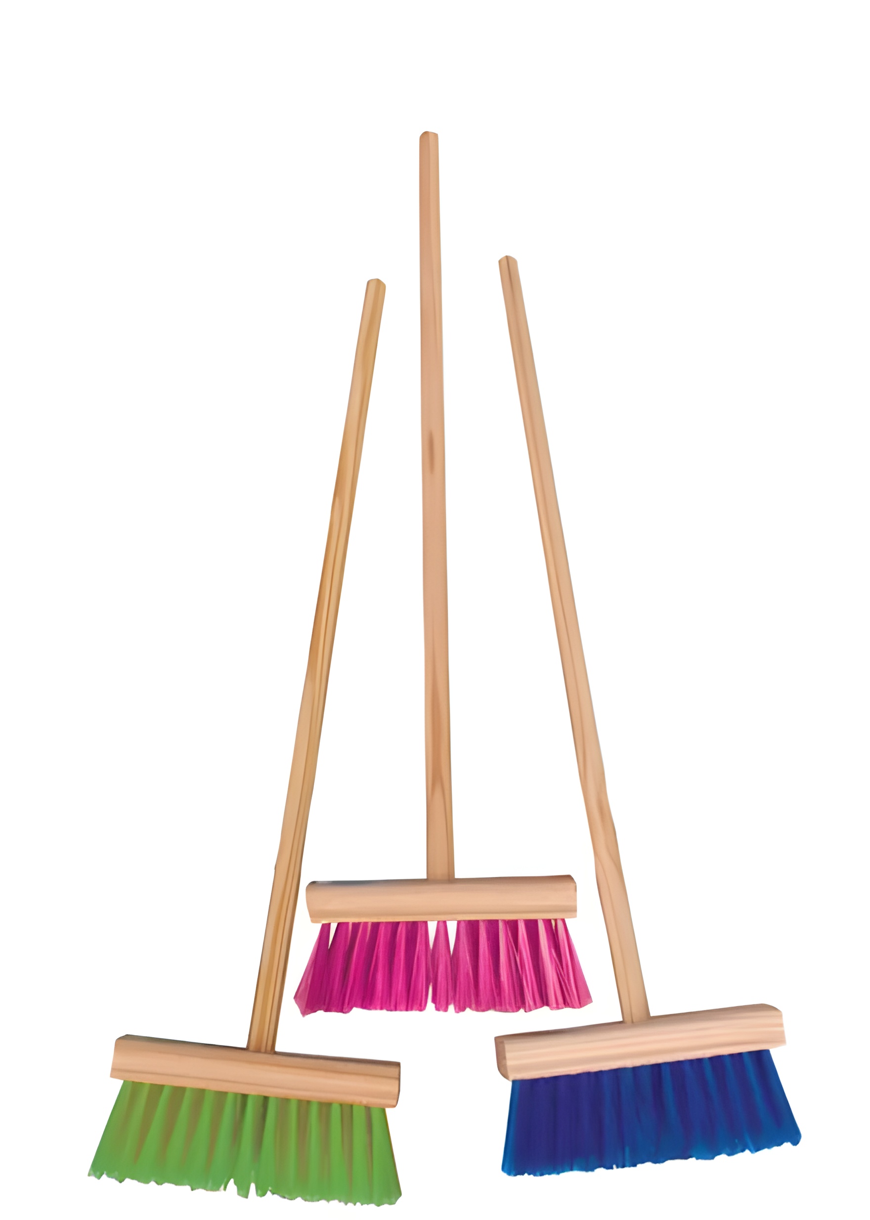 Play-Set Cleaning Kids Broom Wooden