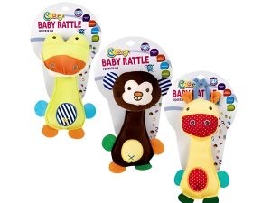 Baby Toy Plush Rattle Asstd