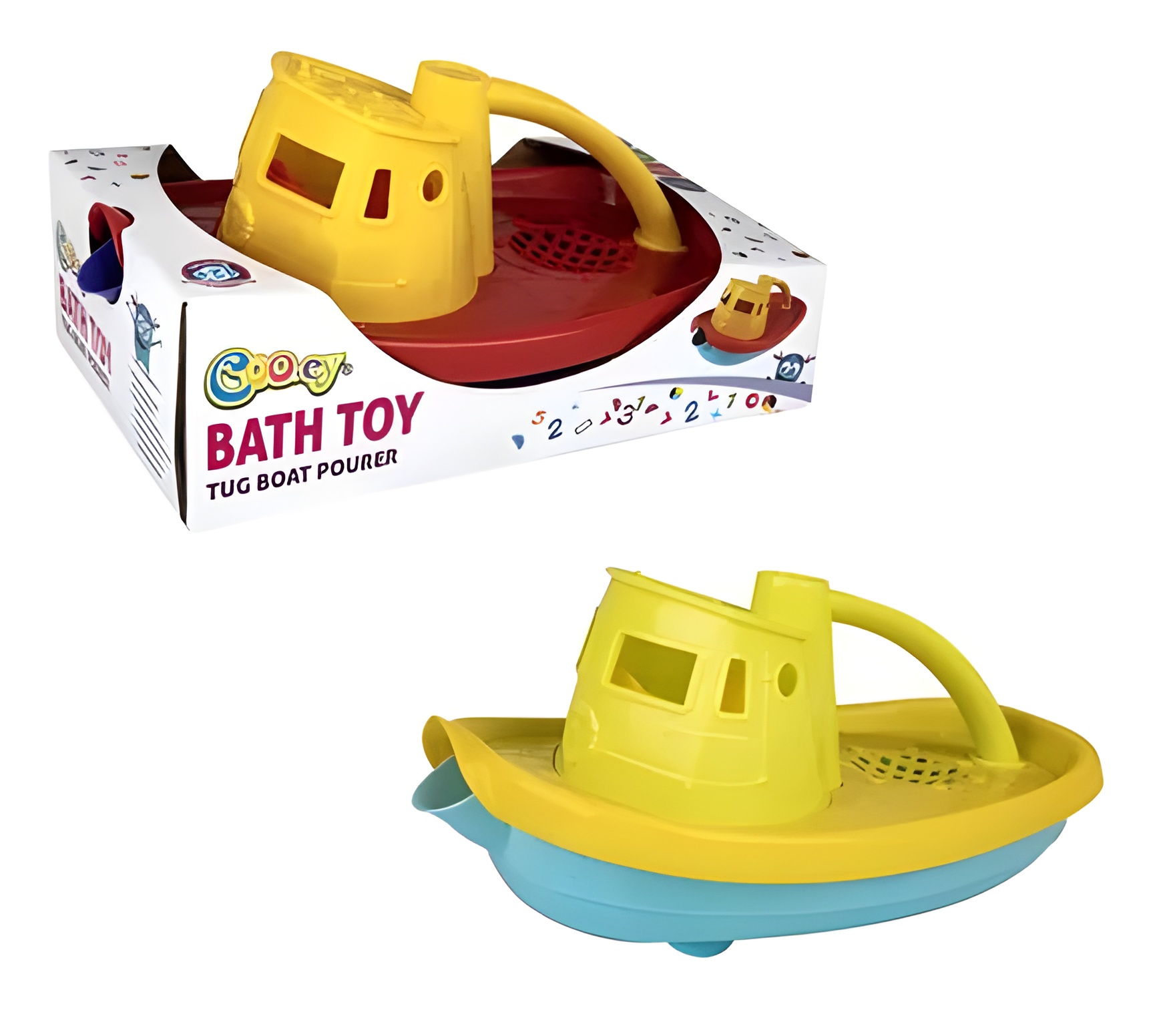Baby Bath Tug Boat Pourer 21.5Cm