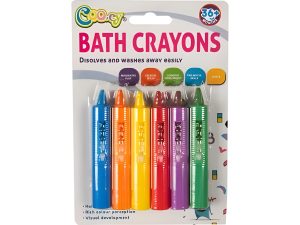 Baby Bath Bud Crayons 6Pc