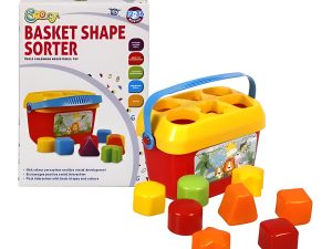 Baby Toy Edu Basket Shape Sorter 18Pc