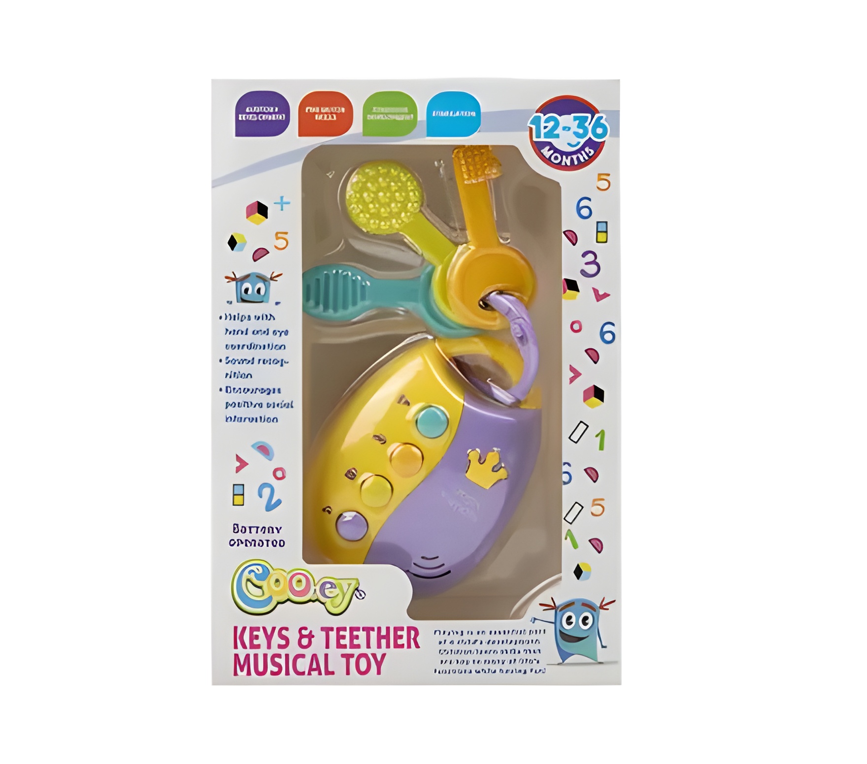 Baby Toy Edu Musical Keys & Teether 20Cm