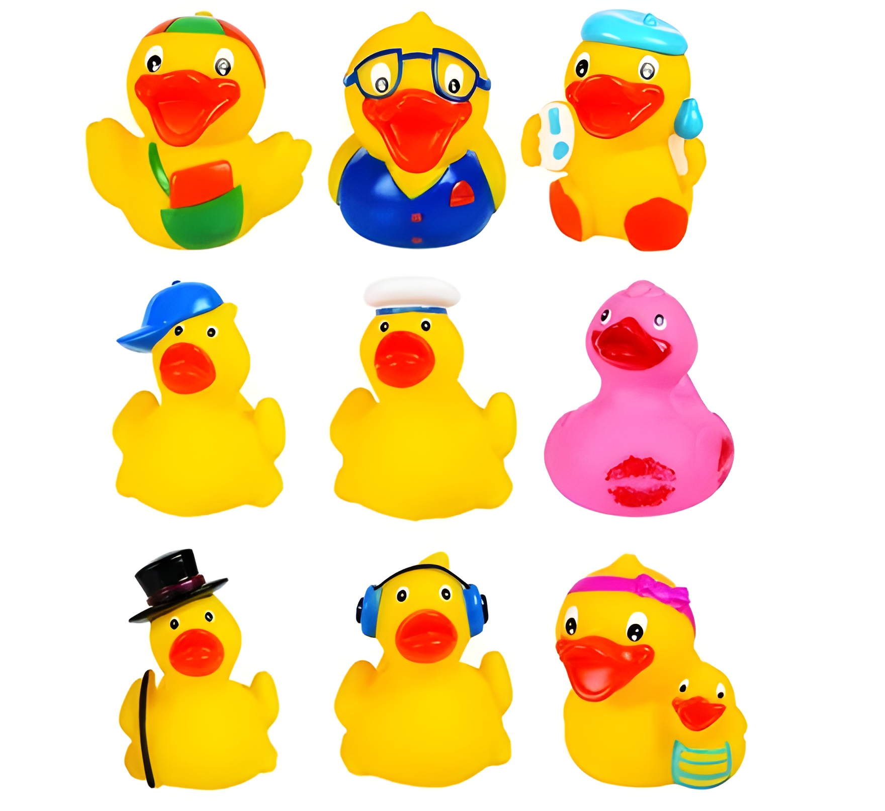 Baby Vinyl Themed Duck 7-9Cm, Assorted