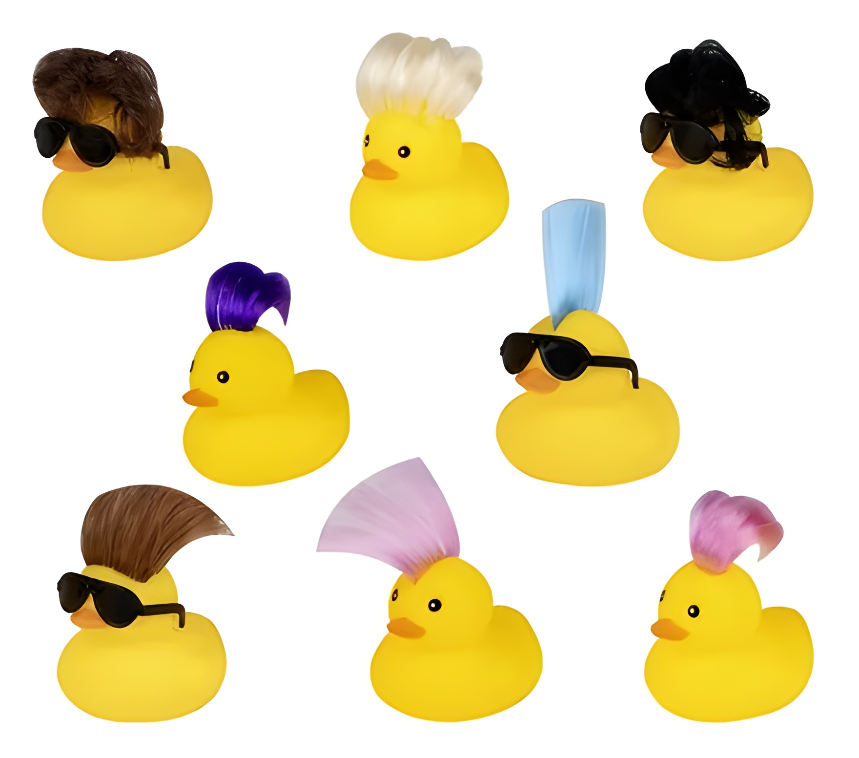 Baby Vinyl Themed Duck 5.5Cm Crazy Hair