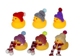 Baby Vinyl Themed Duck 5.5Cm Beanie