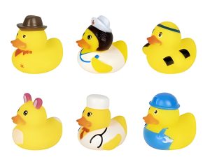 Baby Vinyl Themed Duck 5.5Cm Assorted